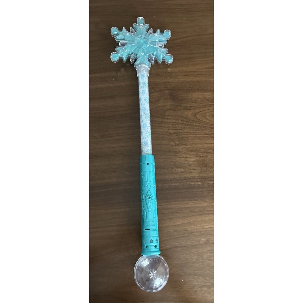 Ice princess color changing wand size 21” battery operated pre owned
